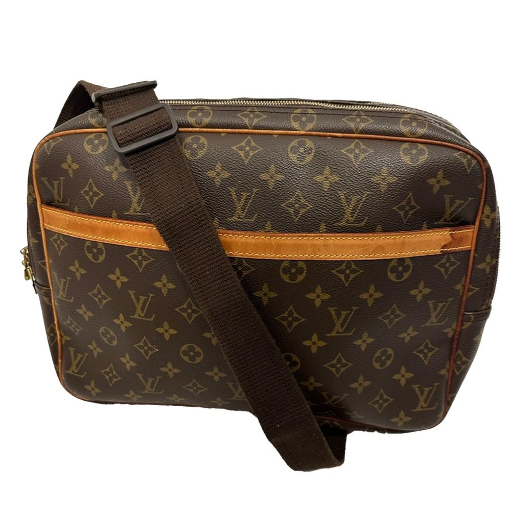 Louis Vuitton Reporter GM Monogram Crossbody Shoulder Bag